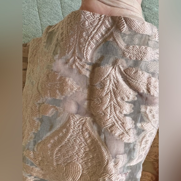 JILL STUART Sz 2 Blush Midi A-Line Skirt Orig $398 - Picture 4 of 6